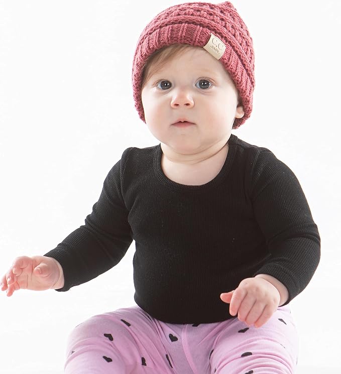 Funky Junque Baby Winter Hat – Cute Newborn Hats, Cozy Warm Infant Beanie - Image 4