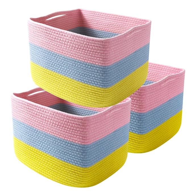 Hopegiver 3 Pack Storage Baskets by HOPEGIVER
