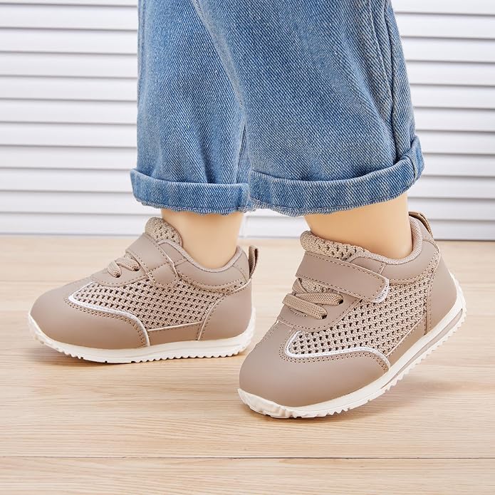 BMCiTYBM Baby Boy Girl Shoes Breathable Mesh Walking Shoes Lightweight Non-Slip - Image 2