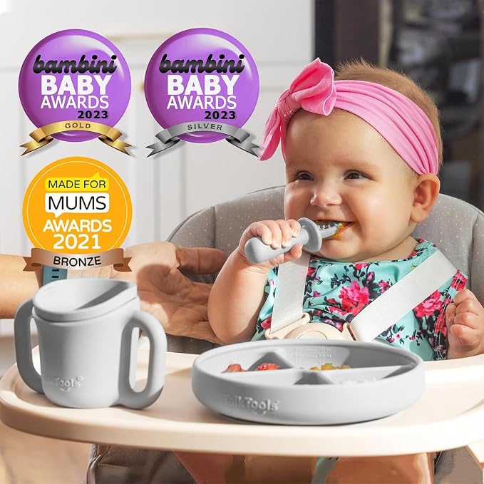 TalkTools Itsy Plate Must-Have Silicone Baby Plates - Image 8