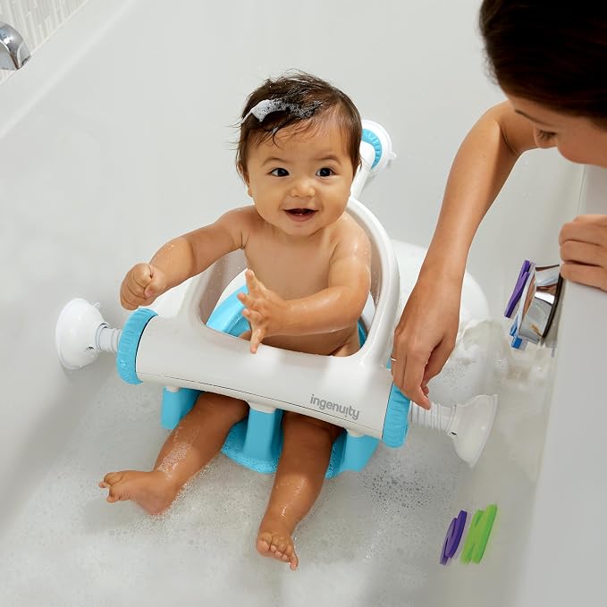 Ingenuity My Bath Seat for Sit-Up Baby Bathing, Sure & Secure Suction Cups - Image 13