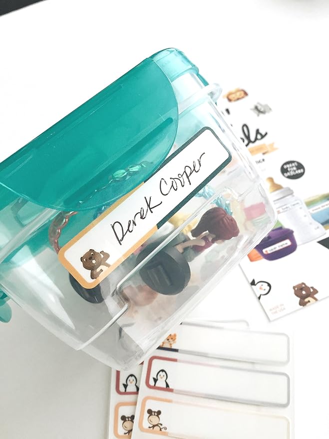 Bottle Labels, Self-Laminating, Waterproof Kids Name Labels - Image 3