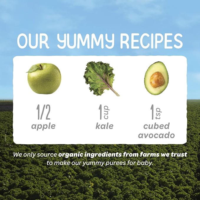 Happy Baby Organics Stage 2 Baby Food Pouches, Gluten Free, Vegan & Healthy - Image 3