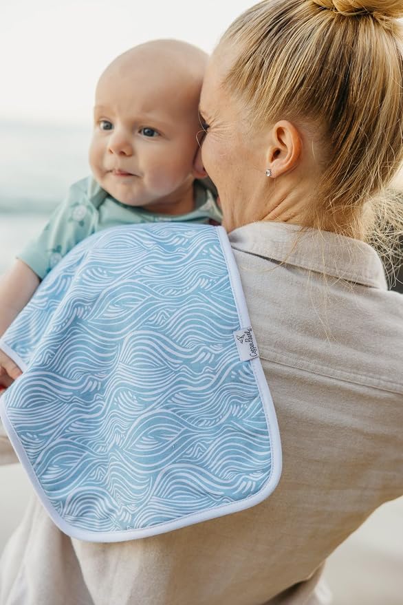 Copper Pearl Premium Baby Burp Cloths - Image 9