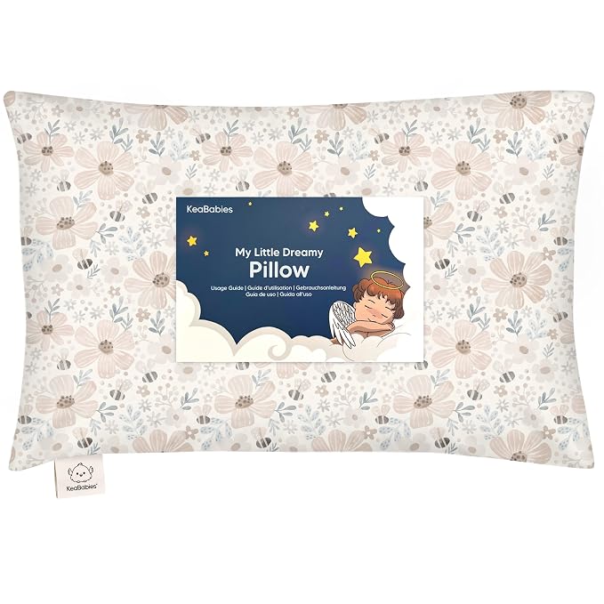 Toddler Pillow with Pillowcase by KeaBabies