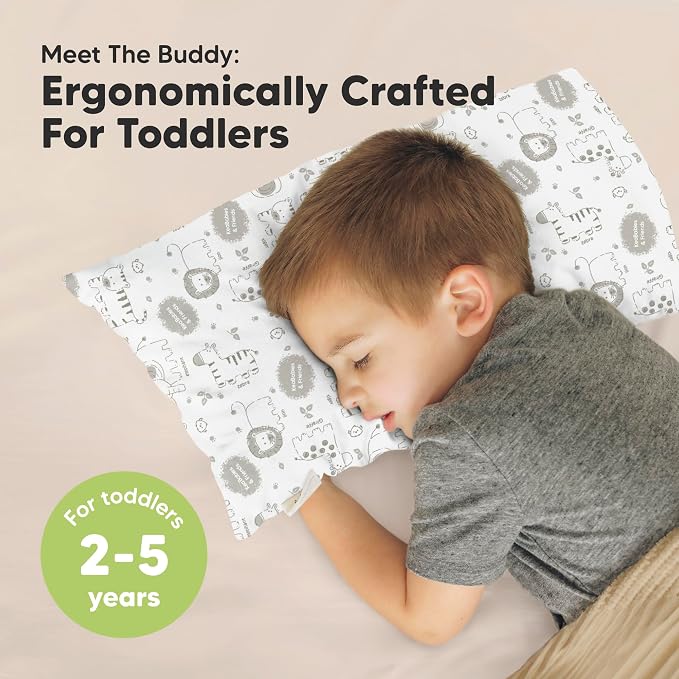Toddler Pillow with Pillowcase - Image 2