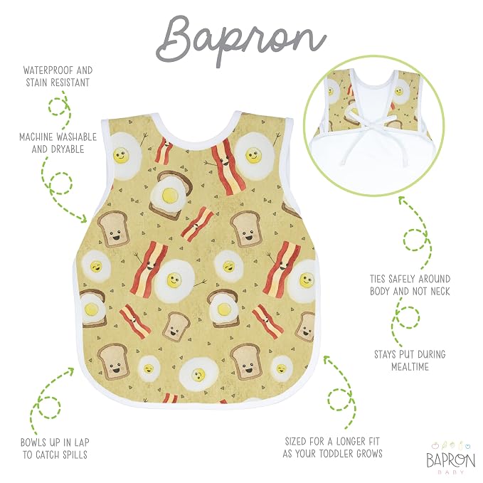 BapronBaby Eggs & Bacon Bapron - Image 2