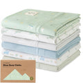 Organic Burp Cloths Baby Boy, Girl by KeaBabies