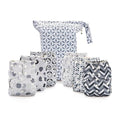Simple Being Reusable Cloth Diapers, Double Gusset, One Size Adjustable by Simple+Being
