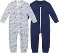 Owlivia Organic Cotton Baby Boy Girl Zip up Sleep 'N Play Pjs, Long Sleeve by Owlivia