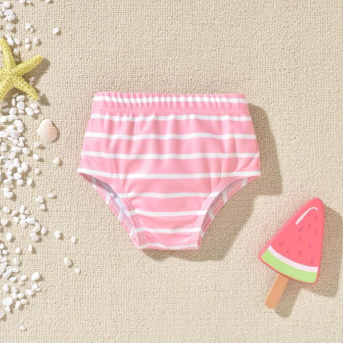 Aalizzwell Toddler Baby Girl Bathing Suit Two Piece Swimsuit Bikini Beach Wear - Image 5