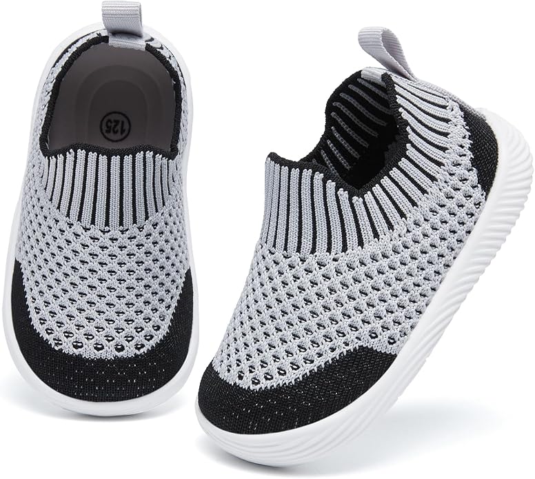 MORENDL Baby Toddler Walking Socks Non-Slip Breathable Unisex Casual Sneakers - Image 2