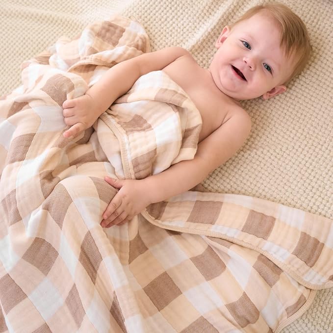 Ultra-Soft Muslin Baby Blanket - Image 2
