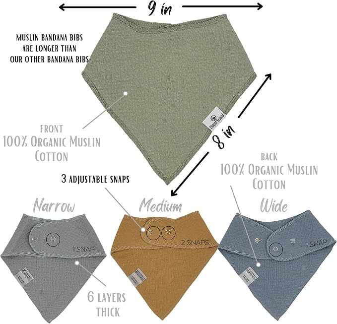 DiaperSquad's Baby Bibs for Drooling and Teething, Bibs for Boys, Baby Girl - Image 4