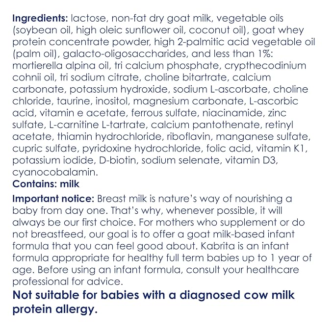 Kabrita Goat Milk-Based Infant Formula Powder - Image 2