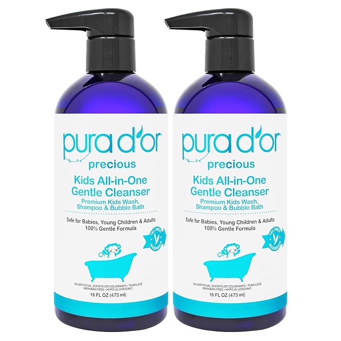 PURA D'OR Kids Wash All-in-One Gentle Cleanser by PURADOR