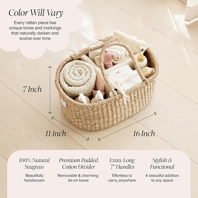 BEBE BASK Premium Baby Diaper Caddy Organizer - Image 4