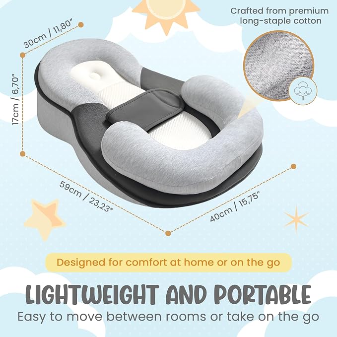 Inclined Baby Cushion – Soft & Supportive Pillow - Image 5