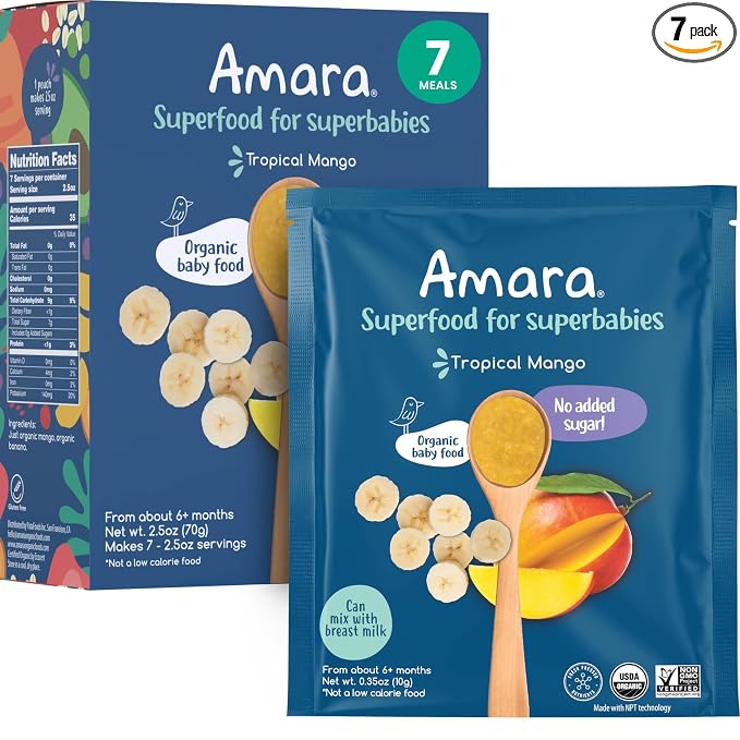 Amara Organic Baby Food by Amara