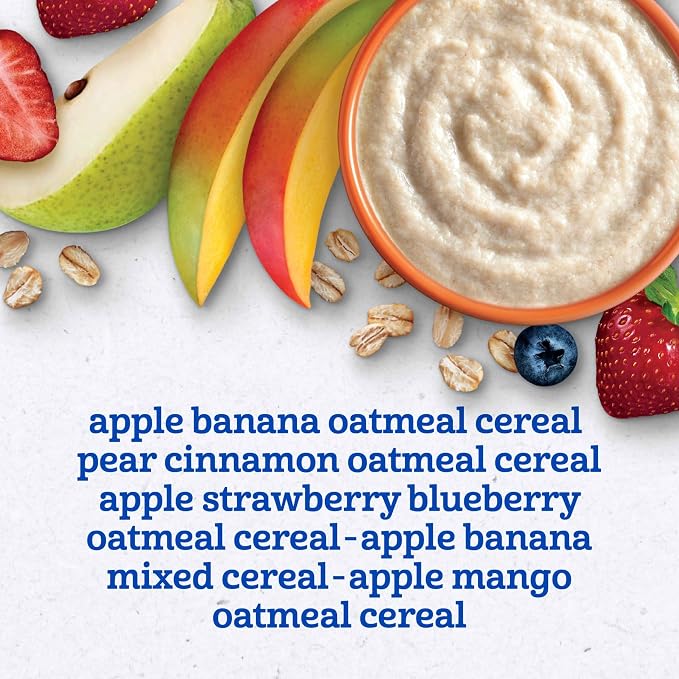 Gerber Stage 2 Baby Food, Baby Fruit And Cereal Tubs Variety Pack, Iron Helps - Image 4