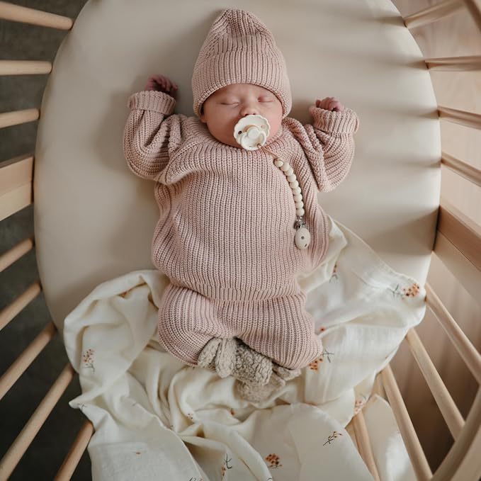 mushie Muslin Baby Swaddle Blanket | 100% Organic Cotton - Image 5