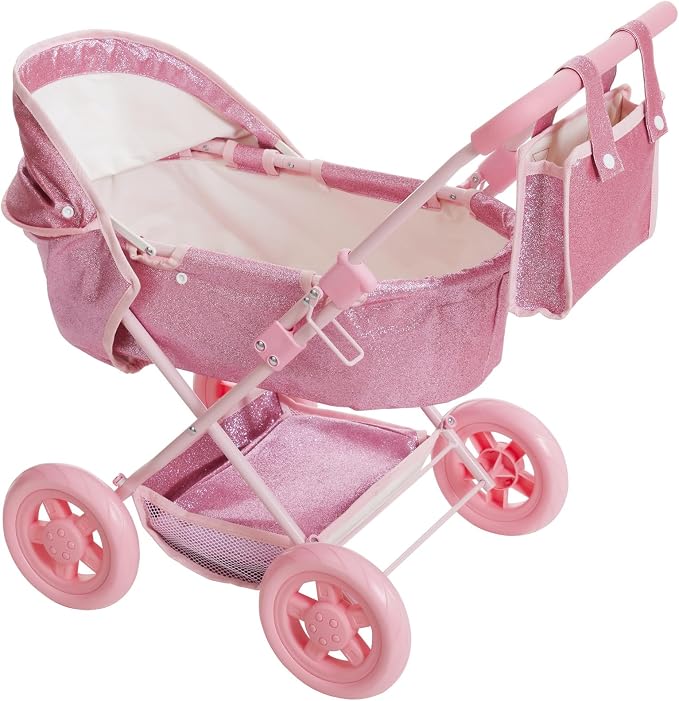 Olivia's Little World Baby Doll Bassinet Pram - Image 8