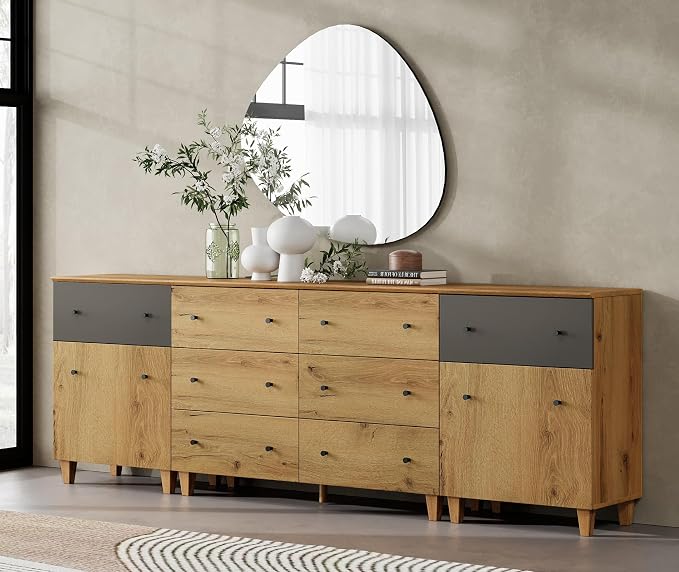WAMPAT 8 Drawers Dresser Chests by WAMPAT