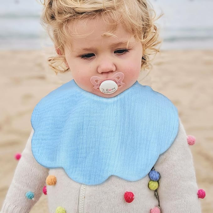 Baby Bibs Muslin Drool Teething Drooling Bibs - Image 2