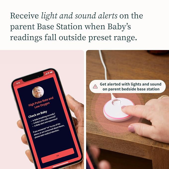 Dream Sock – Smart Wearable Baby Monitor, Infant Pulse Oximeter Tracks Oxygen & - Image 3