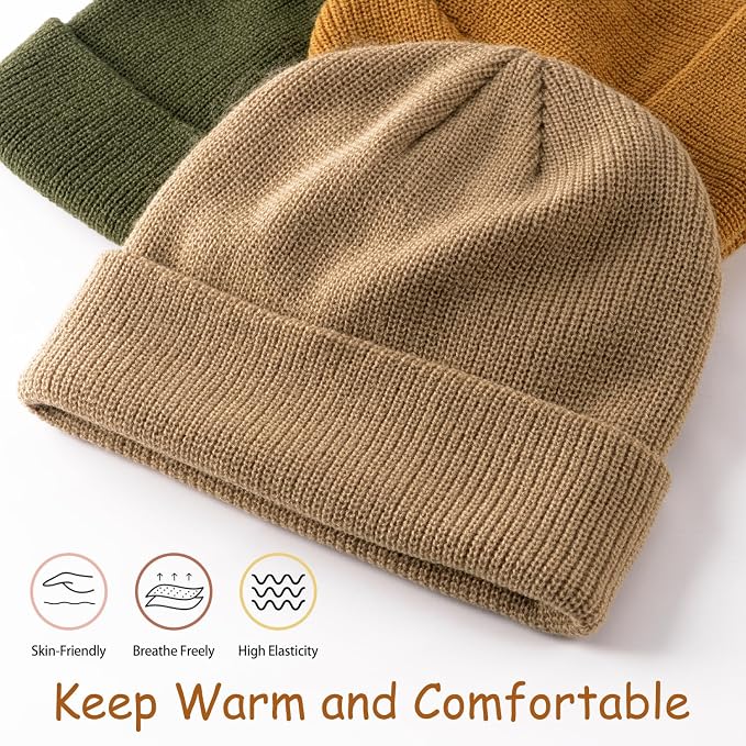 Bebila Baby Beanie Toddler Infant Winter Hats Knit Warm Caps - Image 2