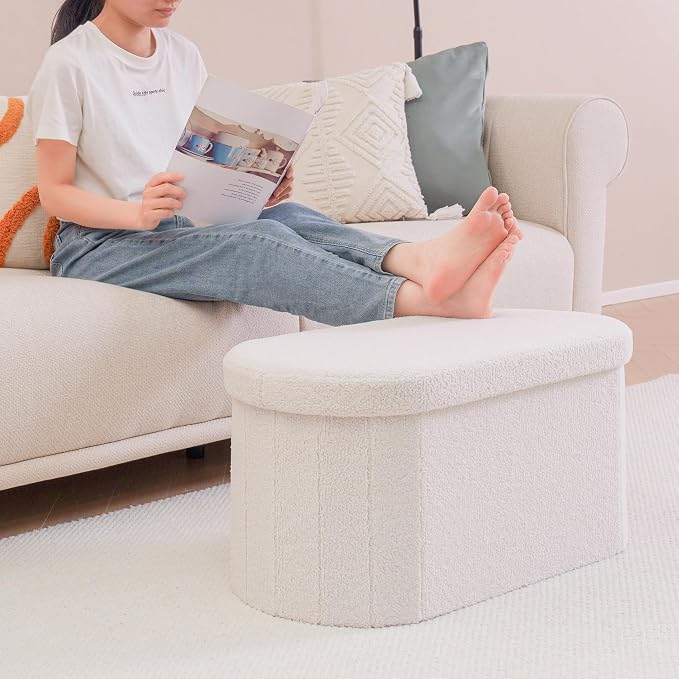 B FSOBEIIALEO Ottoman with Storage - Image 6