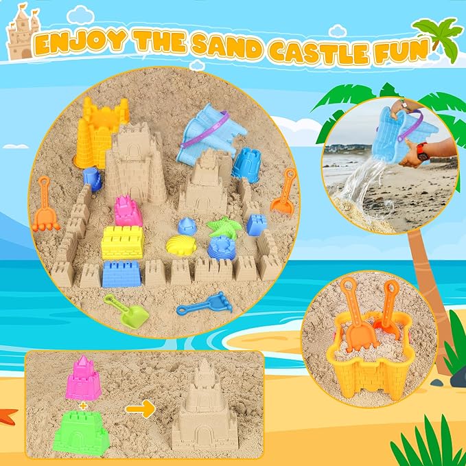 Beach Toys for Toddlers, Sand Castle Toys - Image 4