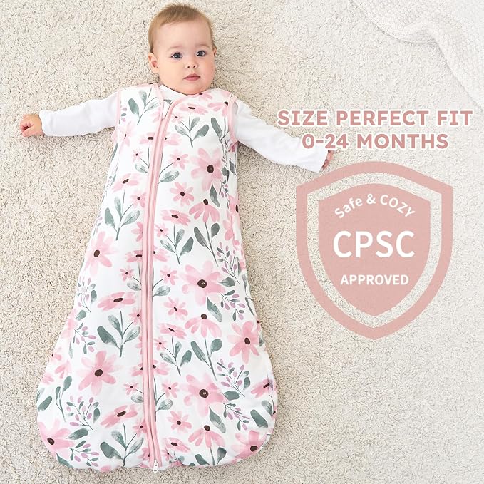 Yoofoss Baby Sleep Sack 18-24 Months, TOG 2.5 Baby Wearable Blanket - Image 6