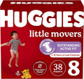 Huggies Size 8 Diapers, Little Movers Baby Diapers, Size 8 by Huggies%C2%AE