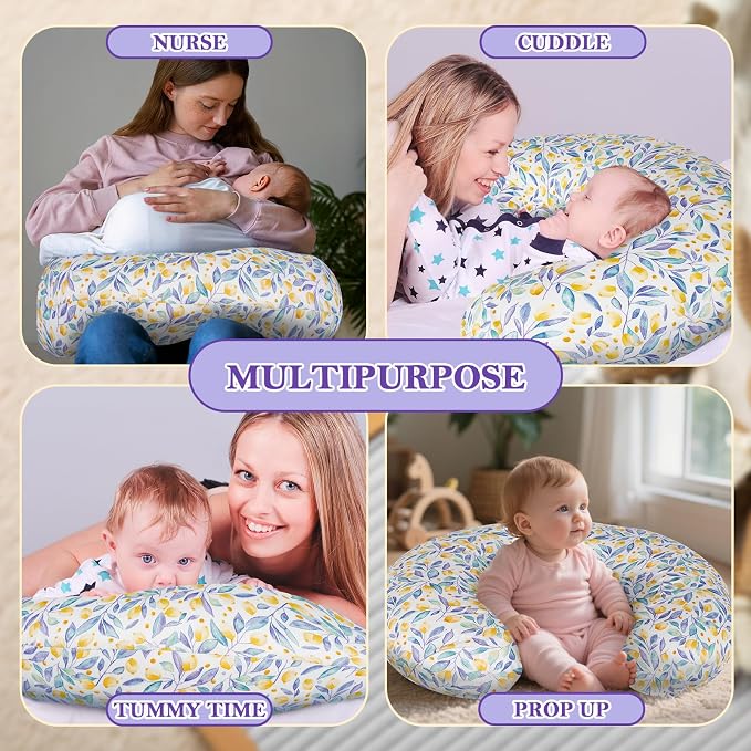 Nursing Pillow & Breastfeeding Pillow – Ergonomic C-Shape - Image 4