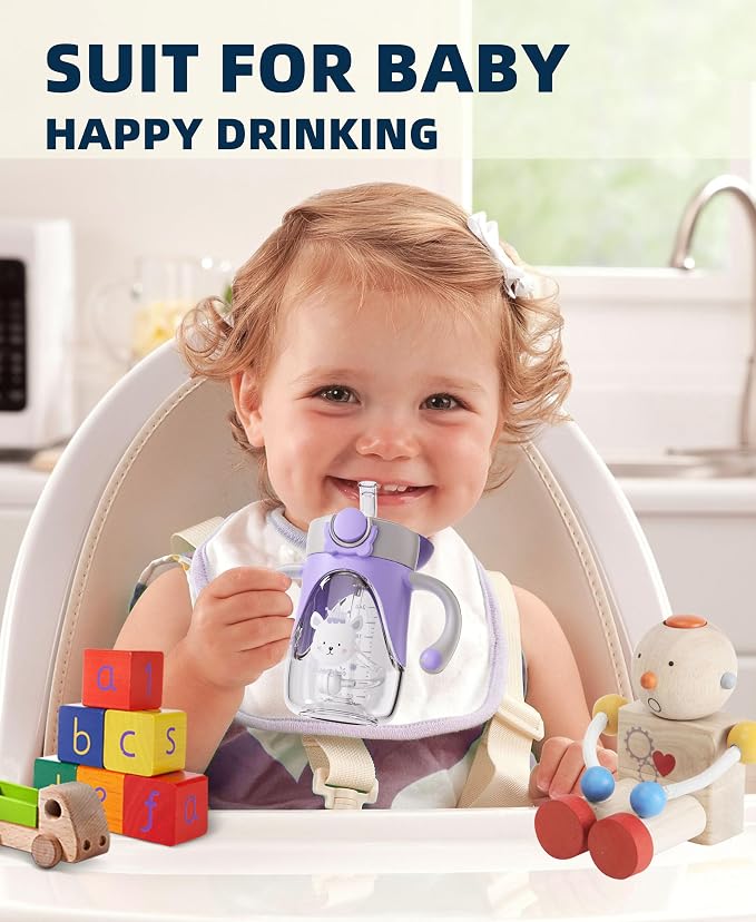 Bunnytoo Baby Sippy Cup with Weighted Straw - Image 7