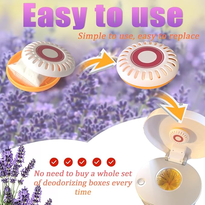 10PCS Lavender Scented Baking Soda Refills - Image 5