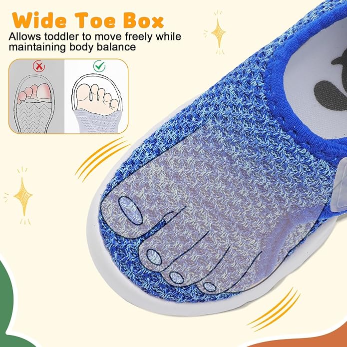 FEETCITY Baby Shoes Boys Girls First Walking Shoes Infant Sneakers Lightweight - Image 3