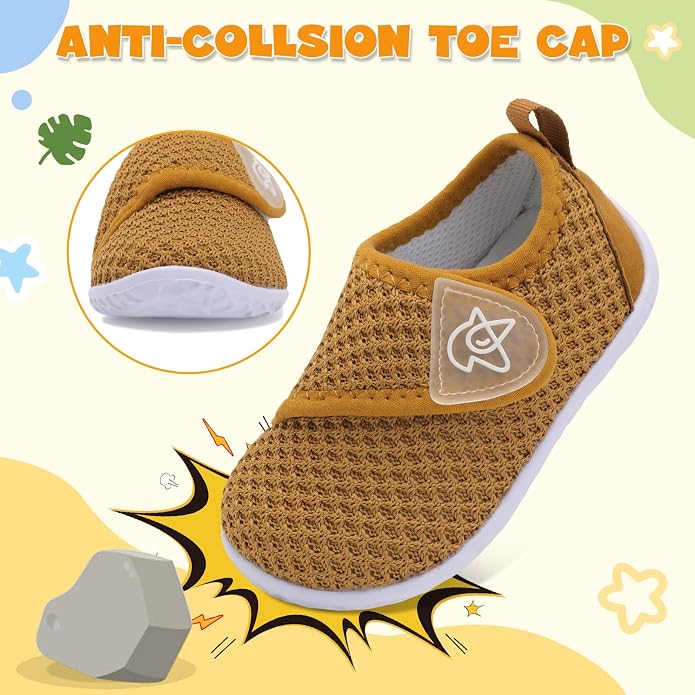 LeIsfIt Baby Shoes Boys Girls First Walking Shoes Non-Slip Infant Sneakers - Image 7