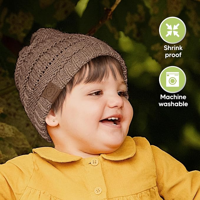 3-Pack Baby Beanies for Boys, Girls - Image 6