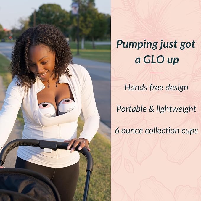 Ameda GLO Wearable Breast Pump | Wearable Breastfeeding Pump | Hands Free - Image 4