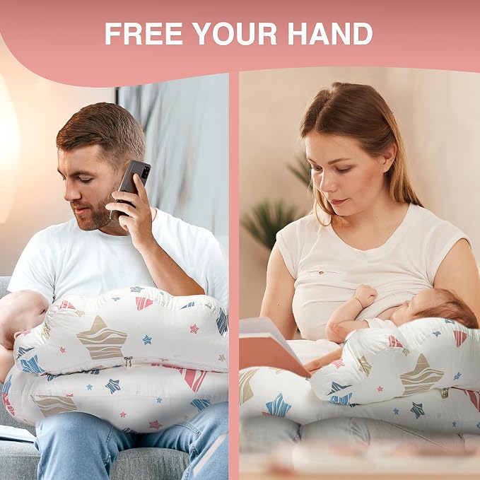 PILLANI Nursing Pillow for Breastfeeding & Bottle Feeding, Original Breast - Image 8
