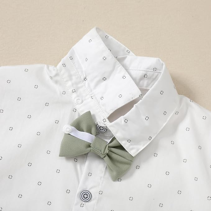 nilikastta Boy Suit Toddler Boy Outfit Boy Dress Shirt - Image 2