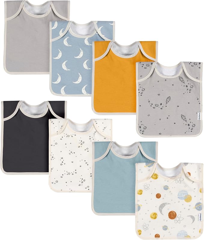 Gerber Unisex Baby Lap Shoulder Bibs by Gerber