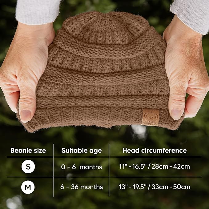 3-Pack Baby Beanies for Boys, Girls - Image 5