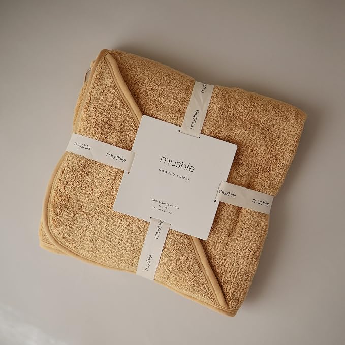 mushie Baby Hooded Towel | Organic Cotton - Image 7