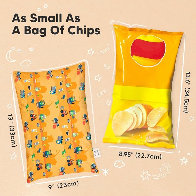 Mini Toddler Pillow with Pillowcase - Image 4