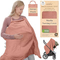 Premium Organic Breathable Muslin Nursing Cover by Infancie
