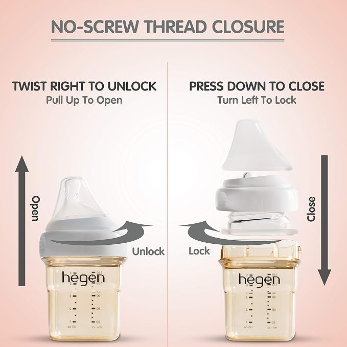 hegen Newborn Baby Bottle Basic Starter Kit- PPSU Bottle - Image 7
