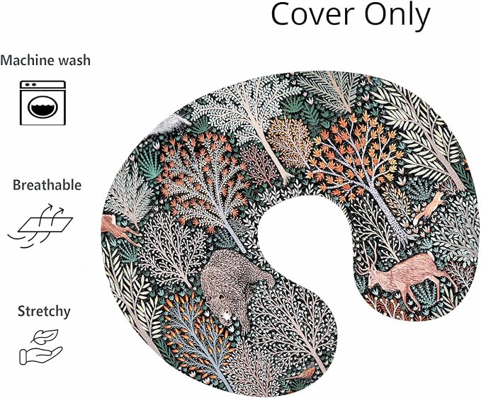 Boyoung Stretchy Nursing Pillow Covers Ultra Soft Slipcovers - Image 4